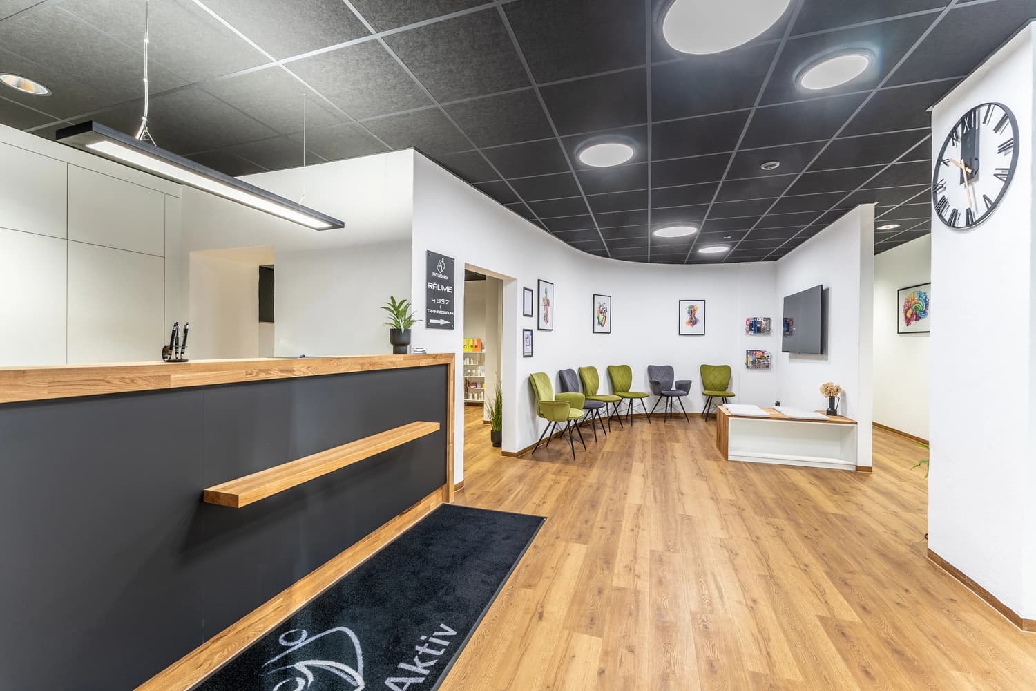 Empfang Physiotherapie Niedereschach – PHYSIOAktiv Rall
